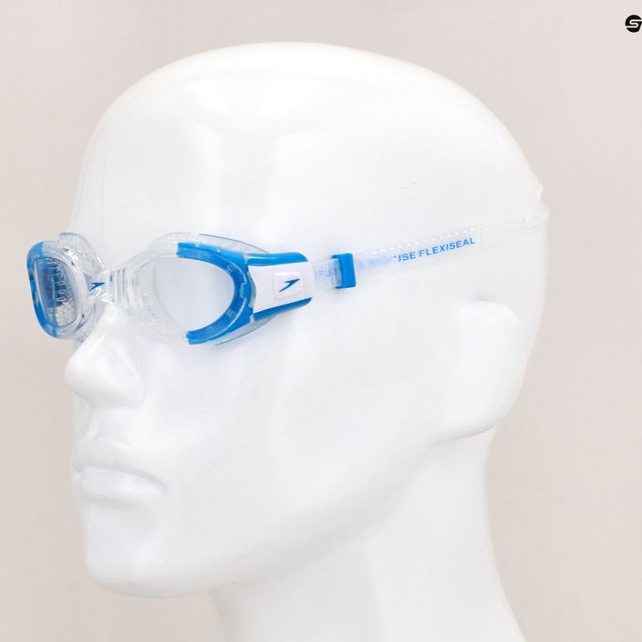 Ochelari de înot pentru copii Speedo Futura Biofuse Flexiseal transparent pentru copii 68-11596 9
