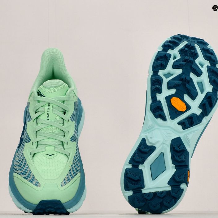 Pantofi de alergare pentru femei HOKA Mafate Speed 4 lime glow/ocean mist 21