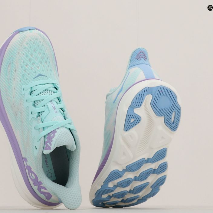 Pantofi de alergare pentru femei HOKA Clifton 9 sunlit ocean/lilac mist 21