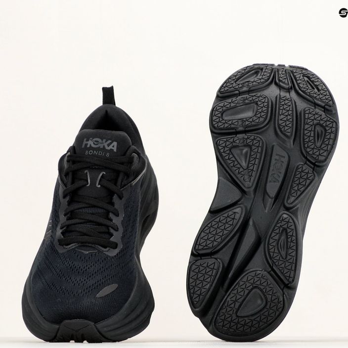 Pantofi de alergare pentru bărbați HOKA Bondi 8 negru/negru 13