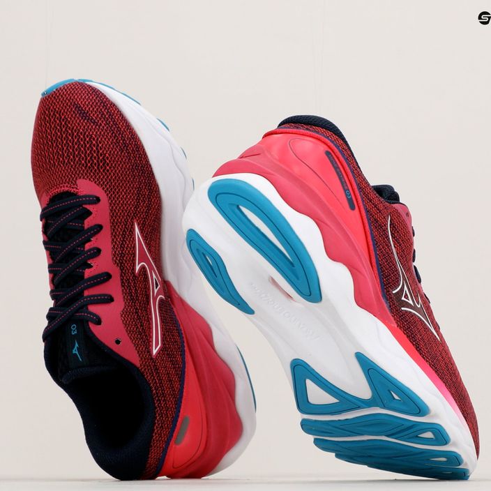 Pantofi de alergare pentru femei Mizuno Skyrise 3 roz păun/alb/alger albastru 16