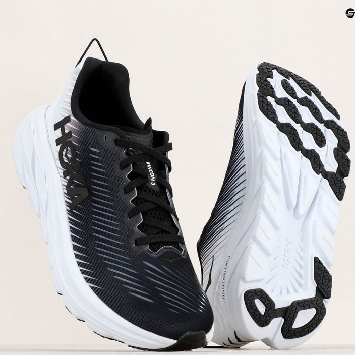 Pantofi de alergare pentru bărbați HOKA Rincon 3 negru/alb 19
