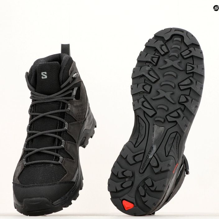 Salomon Quest Rove GTX pentru bărbați cizme de trekking negru/fantomă/magnet 19