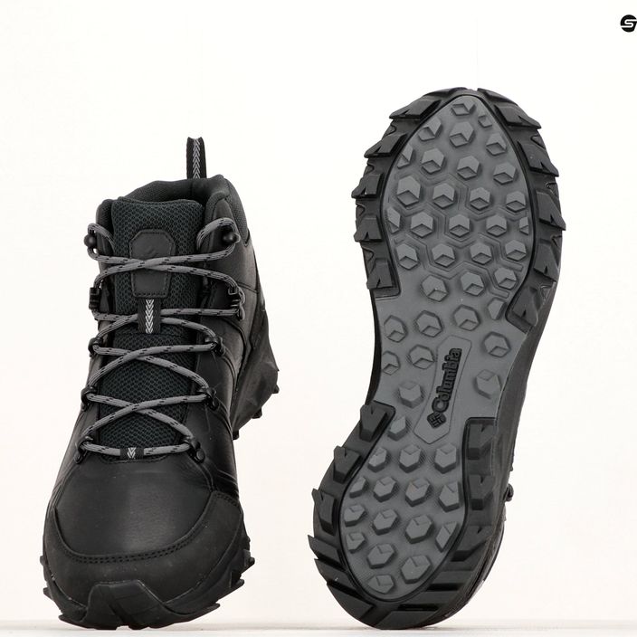 Columbia Peakfreak II Mid Outdry Leather negru/grafit pentru bărbați cizme de drumeție 15