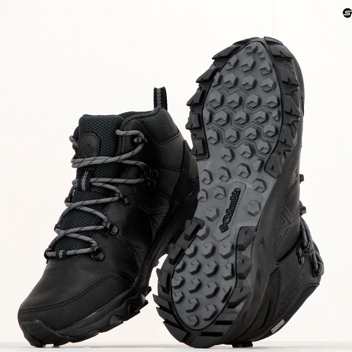 Columbia Peakfreak II Mid Outdry Leather negru/grafit cizme de drumeție pentru femei 23