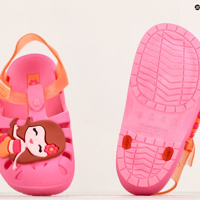 Sandale pentru copii Ipanema Summer VIII roz/portocaliu pentru copii 14
