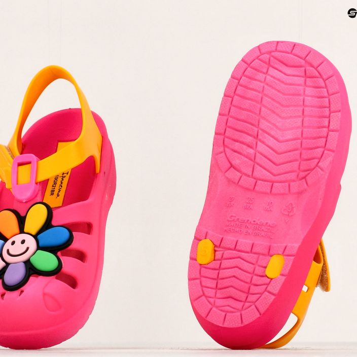 Sandale pentru copii Ipanema Summer IX roz/galben pentru copii 14