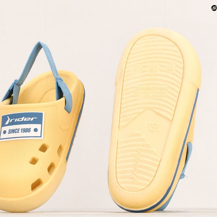 Sandale pentru copii RIDER Drip Babuch Ki galben/albastru 15