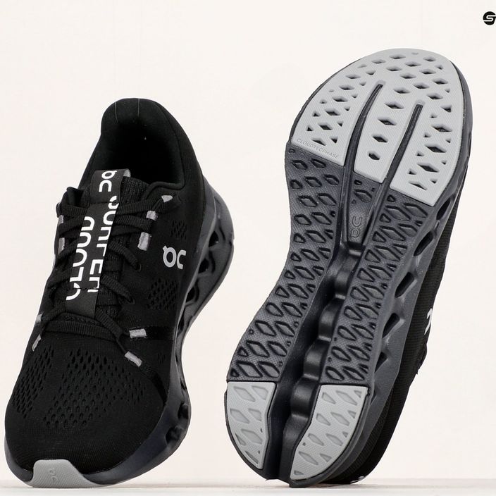Pantofi de alergare pentru femei On Cloudsurfer negru 19