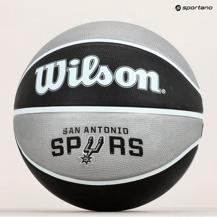 Wilson NBA Team Tribute San Antonio Spurs baschet de culoare gri WTB1300XBSAN 6