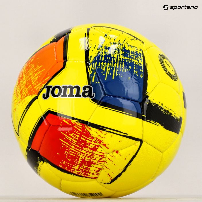 Joma Dali II fluor galben fotbal dimensiunea 5 5