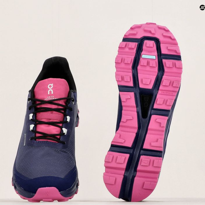 Pantofi de alergare pentru femei On Cloudvista Waterproof flint/acai 13
