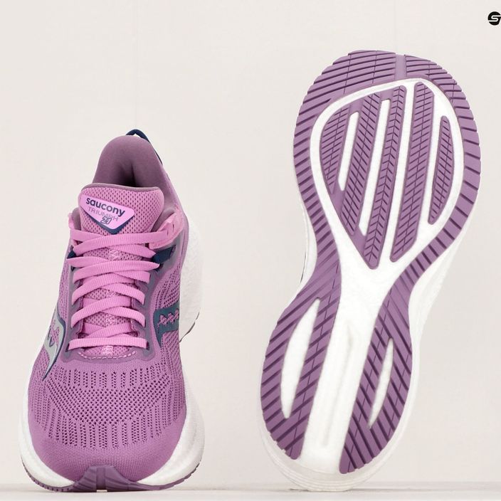 Pantofi de alergare pentru femei Saucony Triumph 21 grape/indigo 12