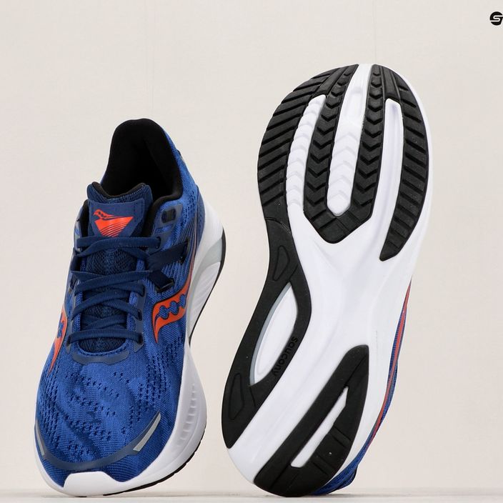 Pantofi de alergare bărbați Saucony Guide 16 indigo/negru pentru bărbați 18