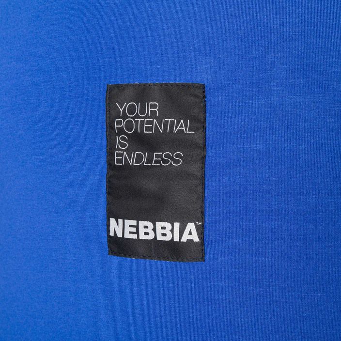 Tricoul de antrenament pentru bărbați NEBBIA Your Potential Is Endless albastru 7