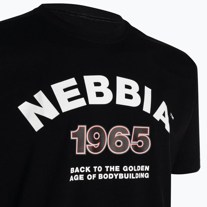 Tricou de antrenament pentru bărbați NEBBIA Golden Era negru 1920130 3