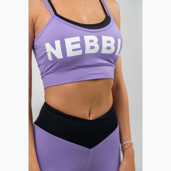 Sutien fitness NEBBIA Flex lila 4