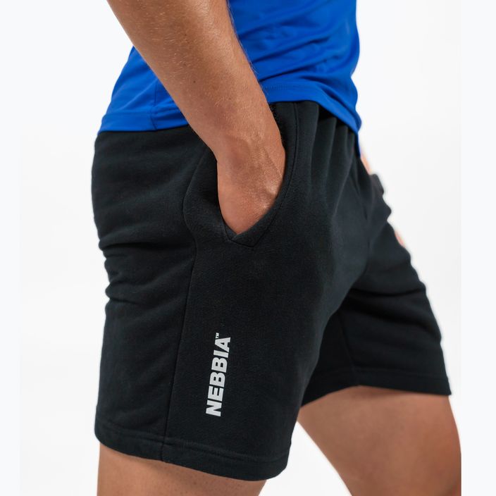 Pantaloni scurți pentru bărbați NEBBIA Relaxed-Fit Maximum black 5