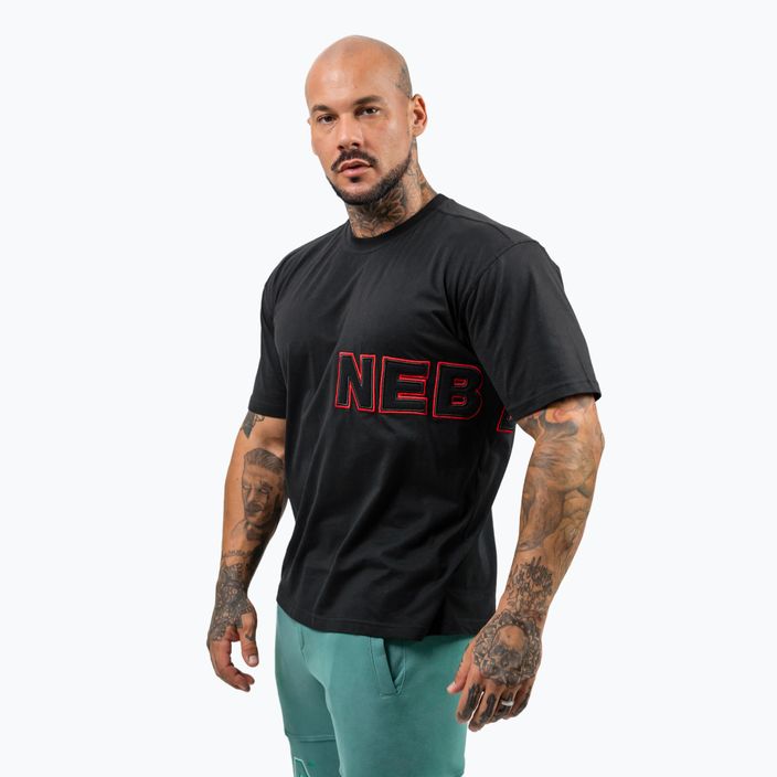 Tricou pentru bărbați NEBBIA Dedication black