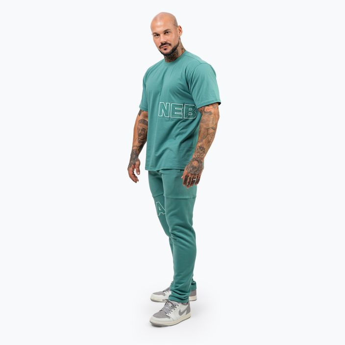 Tricou pentru bărbați NEBBIA Dedication green 2