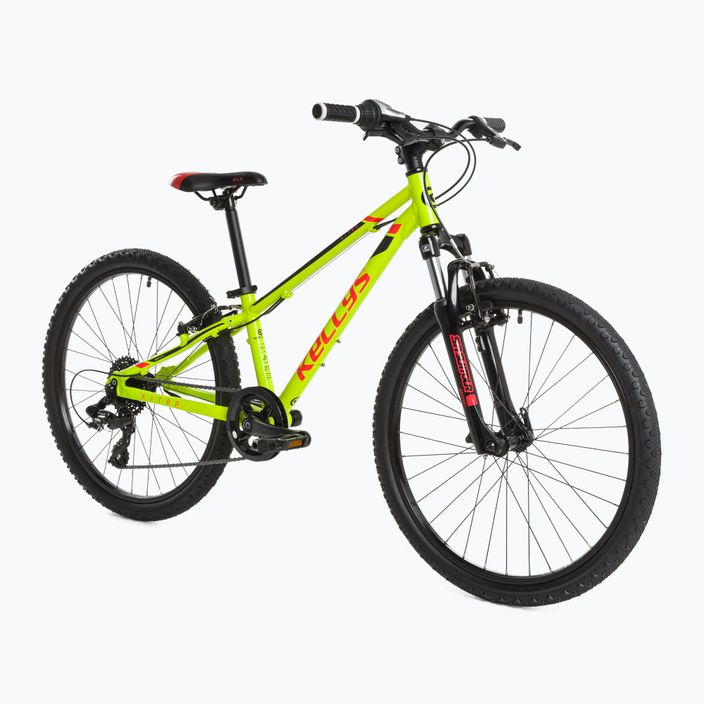 Kellys Kiter 50 biciclete pentru copii 24" neon galben 2