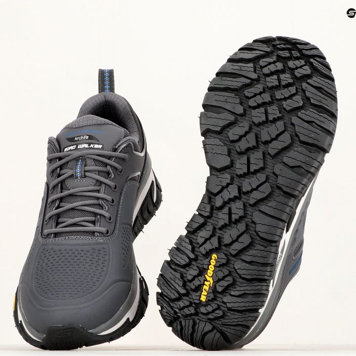 Pantofi de trekking pentru bărbați SKECHERS Arch Fit Road Walker Recon cărbune 18