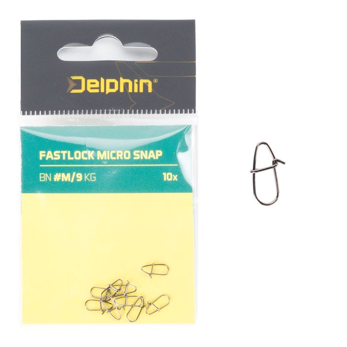 Delphin Fastlock Fastlock Micro Snap 10 snap de filare argint 969C04100 2