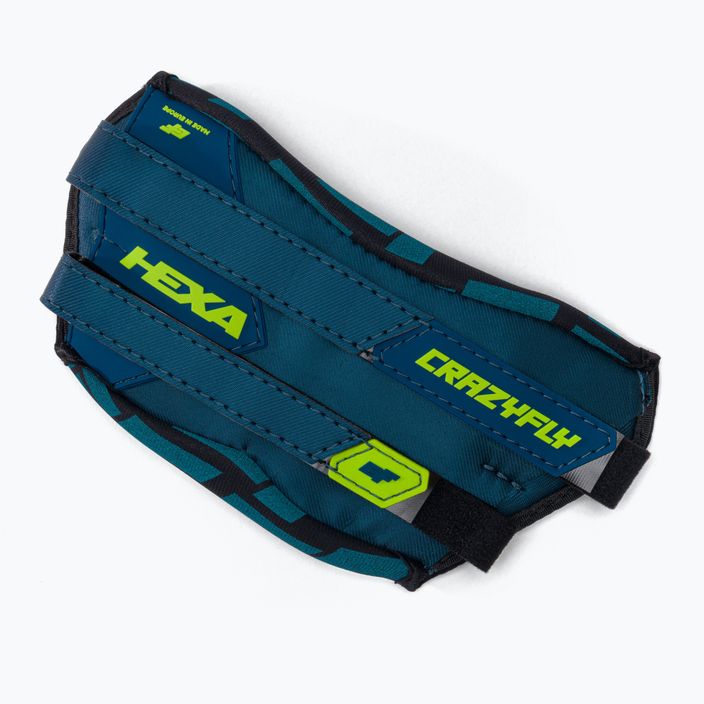 Kiteboard pad-uri și curele CrazyFly Hexa II Binding albastru-verde T016-0260 6