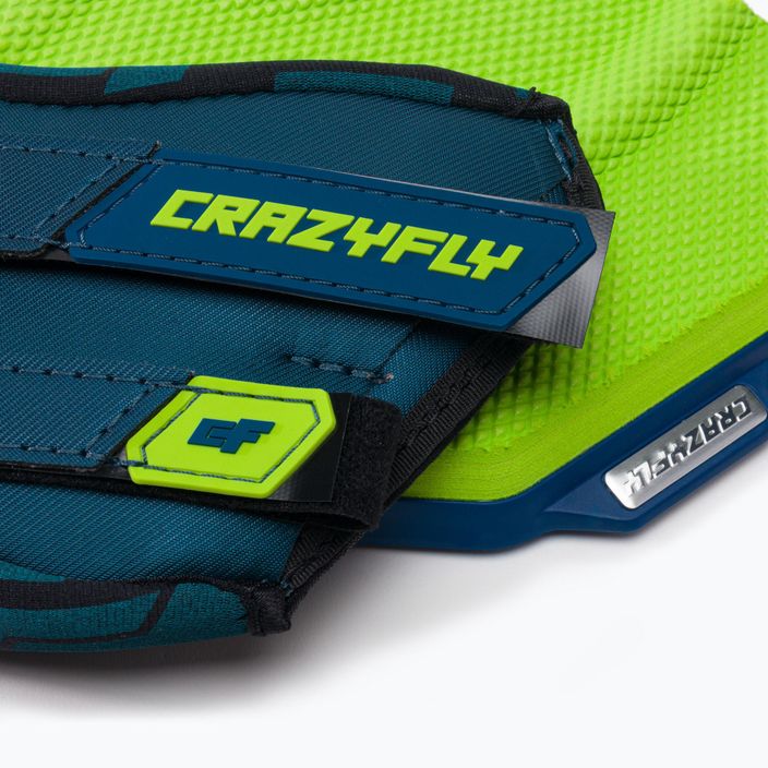Kiteboard pad-uri și curele CrazyFly Hexa II Binding albastru-verde T016-0260 9