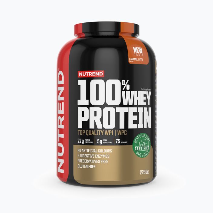Whey Nutrend 100% Protein 2250g caramel latte VS-032-2250-KL 3
