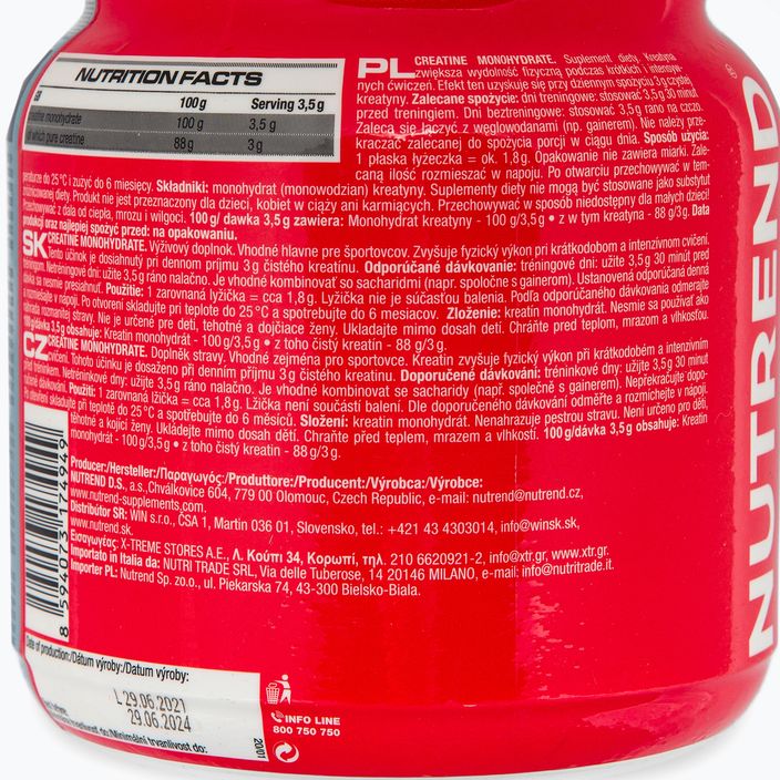 Nutrend creatină monohidrat 300g VS-001-300-XX 2