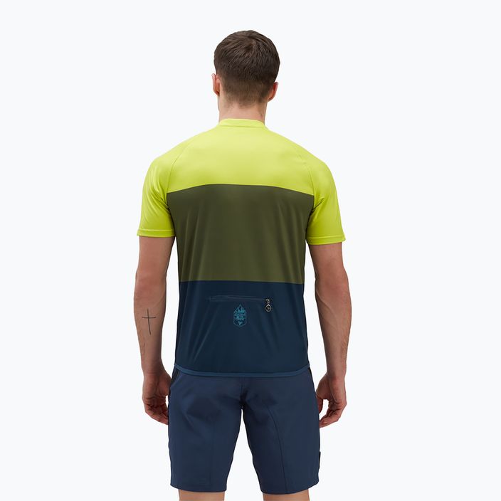 Tricou de ciclism pentru bărbați SILVINI Turano Pro galben-negru 3120-MD1645/43362 2
