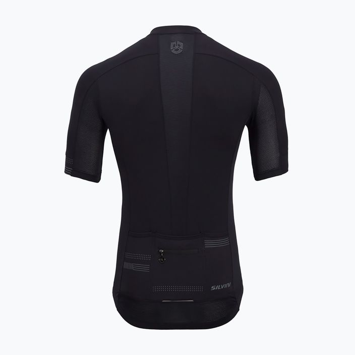 Tricou de ciclism pentru bărbați SILVINI Ceno negru 8