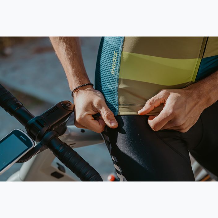 Tricou de ciclism pentru bărbați SILVINI Mazzano albastru-galben 3122-MD2042/32422 6