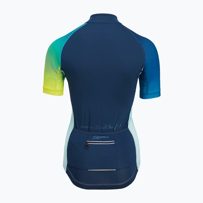 Tricou de ciclism pentru femei SILVINI Mazzana albastru 3122-WD2045/32331 2