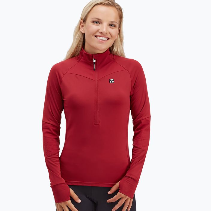 SILVINI tricou de schi fond pentru femei Latera roșu 3222-WJ1903/2222