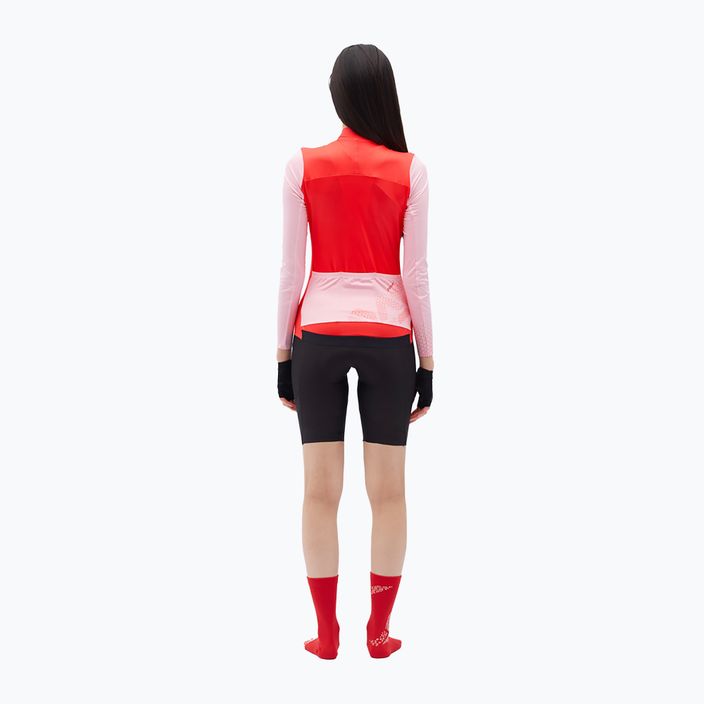 Tricou de ciclism pentru femei SILVINI Valfura roșu-roz 3123-WD2204/21901 2