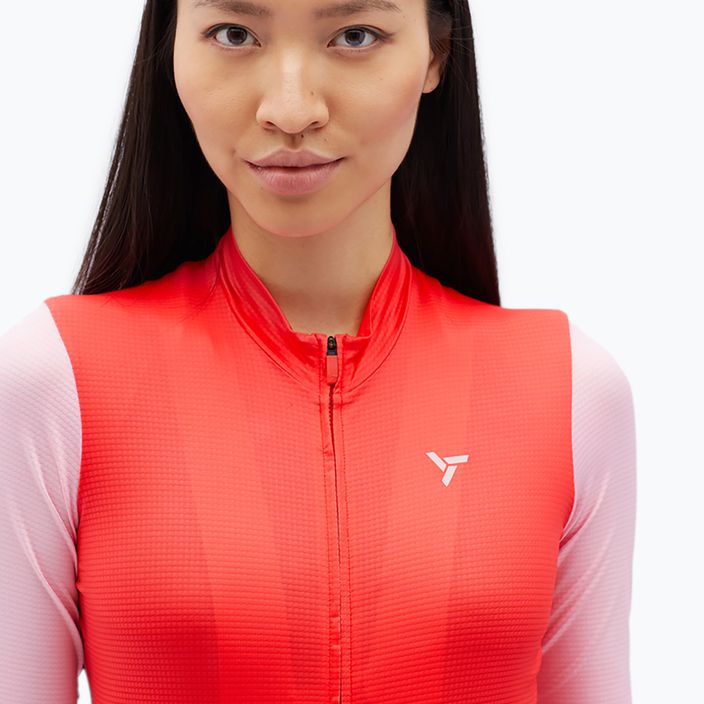 Tricou de ciclism pentru femei SILVINI Valfura roșu-roz 3123-WD2204/21901 3