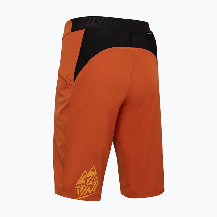 Pantaloni scurți de ciclism pentru bărbați  SILVINI Fabriano orange 2