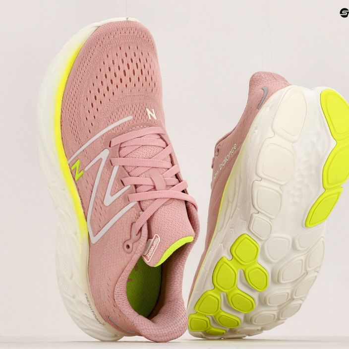 Pantofi de alergare pentru femei New Balance Fresh Foam More v4 pink moon 19