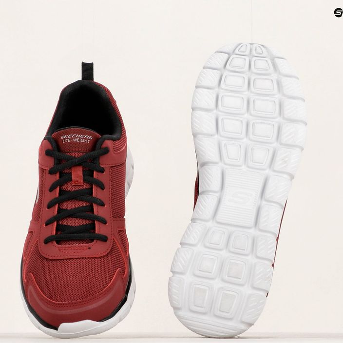 Pantofi de antrenament pentru bărbați SKECHERS Track Scrolic roșu 12