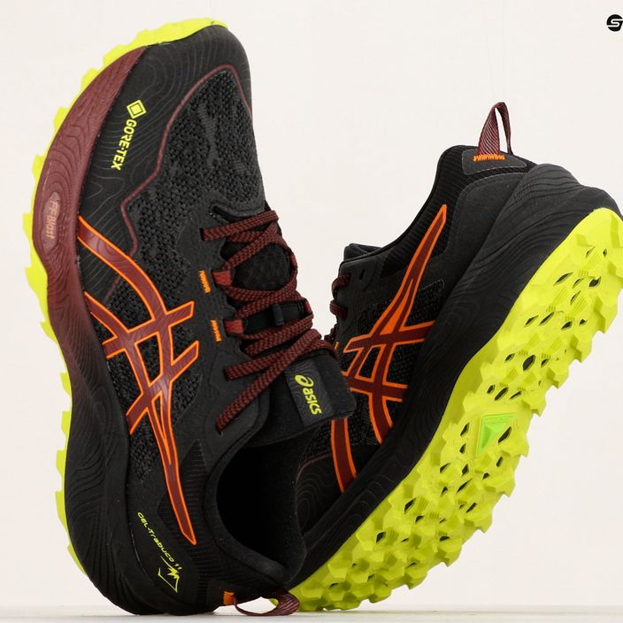 ASICS Gel-Trabuco 11 GTX pantofi de alergare pentru bărbați negru/roșu antic 18
