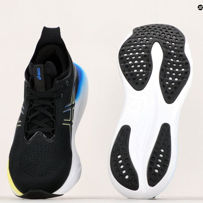 ASICS Gel-Nimbus 25 pantofi de alergare pentru bărbați negru / galben strălucitor 18