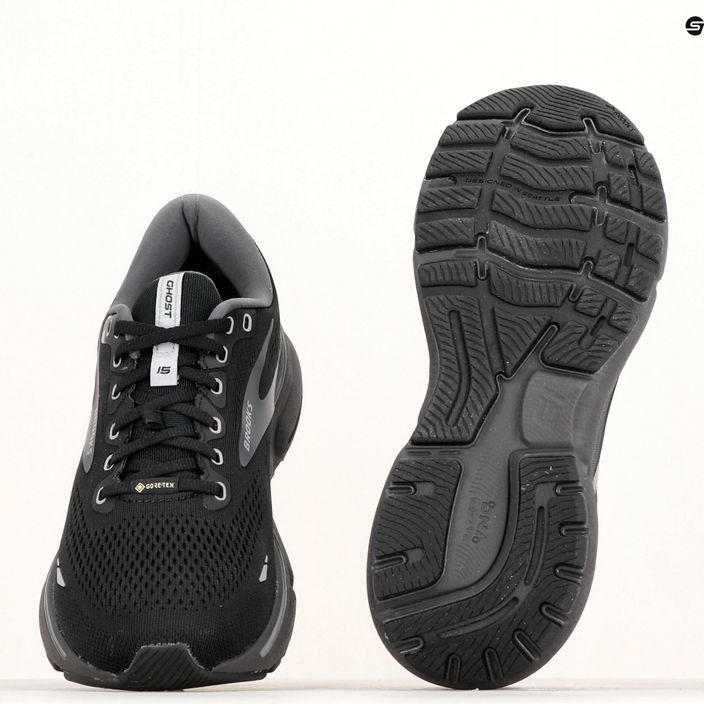 Brooks Ghost 15 GTX pantofi de alergare pentru bărbați negru/negru perlat/aliaj 20