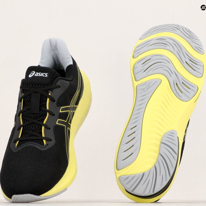 ASICS Gel-Pulse 14 pantofi de alergare pentru bărbați negru / galben strălucitor 15