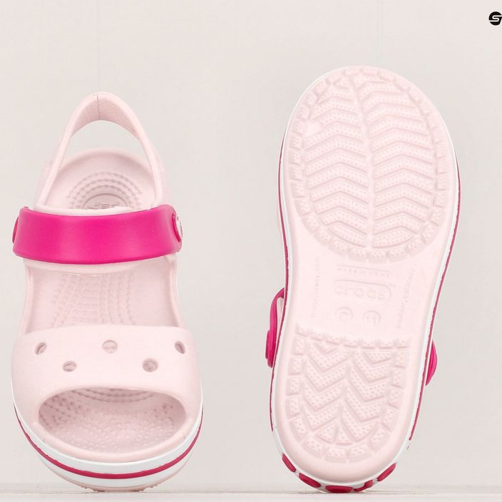 Crocs Crockband Sandale pentru copii abia roz/roz dulce 12