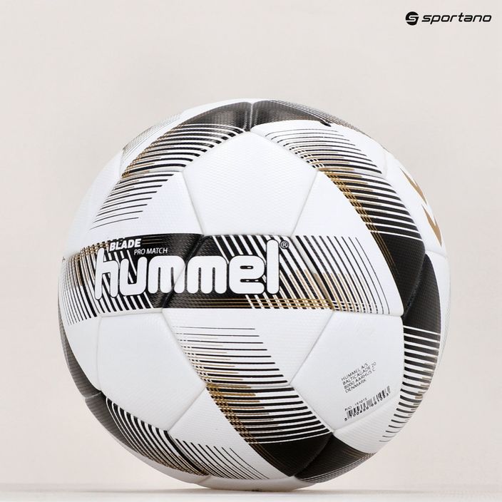 Hummel Blade Pro Match FB fotbal alb/negru/aur dimensiunea 5 6