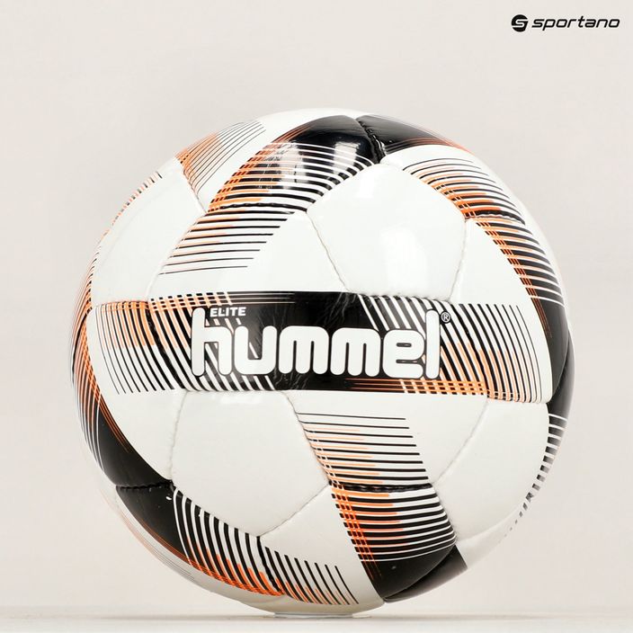 Hummel Elite FB fotbal alb-negru/negru/argintiu mărimea 4 6