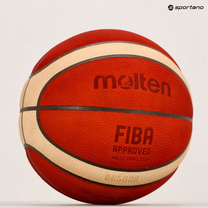 Molten FIBA Orange de baschet B6G5000 4