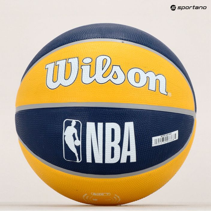 Wilson NBA NBA Team Tribute baschet Indiana Pacers galben WTB1300XBIND 6